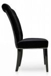 Krzesło Barocco Samt czarne   2